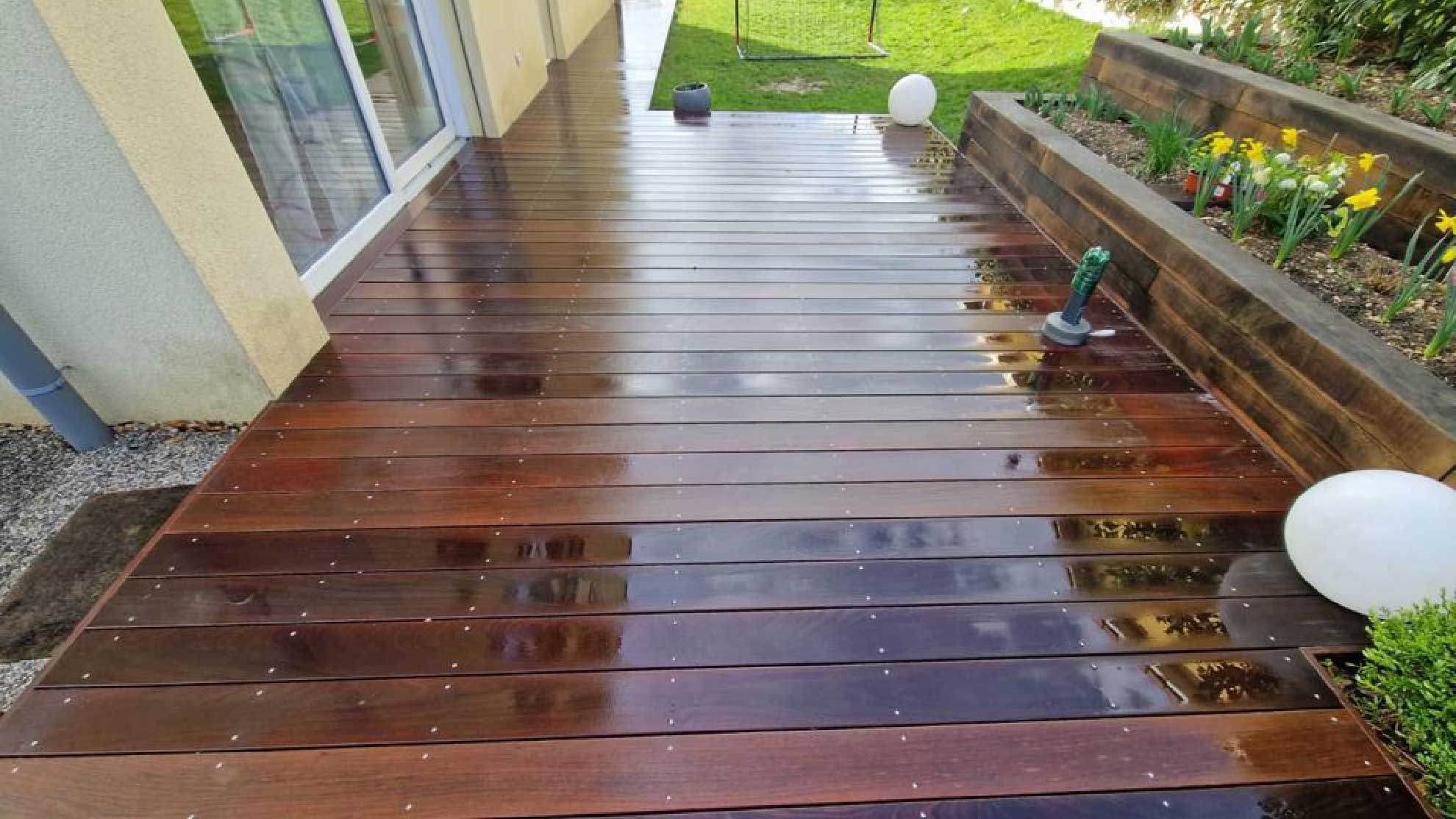 entretien terrasse apres et aussi terrasse en bois ipe